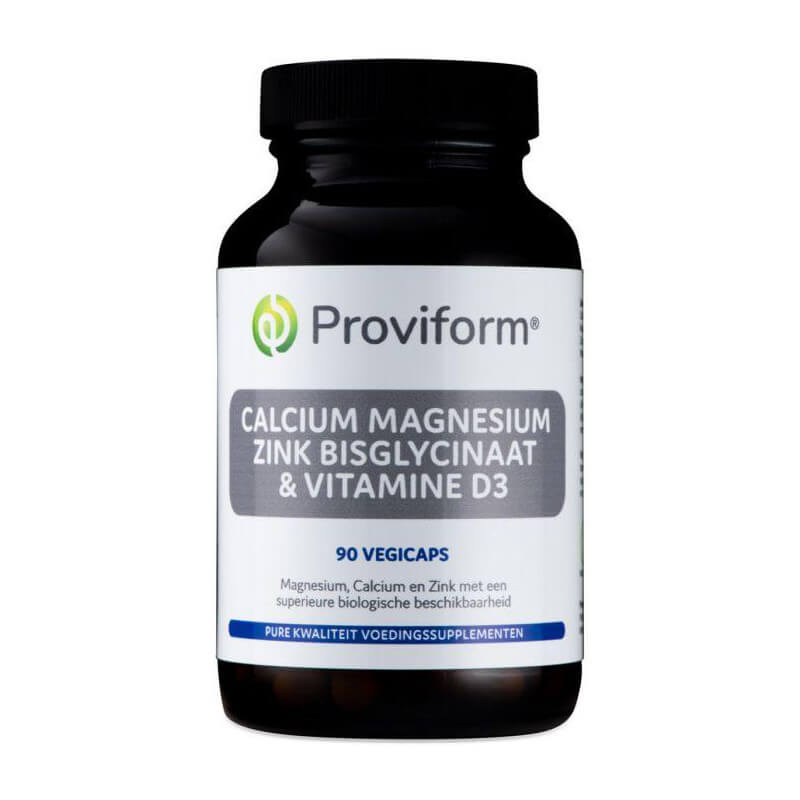 Proviform Calcium Magnesium Zink Bisglycinate & D3 Vegicaps (90 VCP)