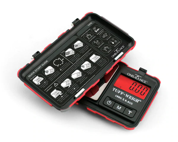 On Balance TUFF - Weight Pocket Scale (100 gram x 0.01 gr) - Pocket Scale (red)