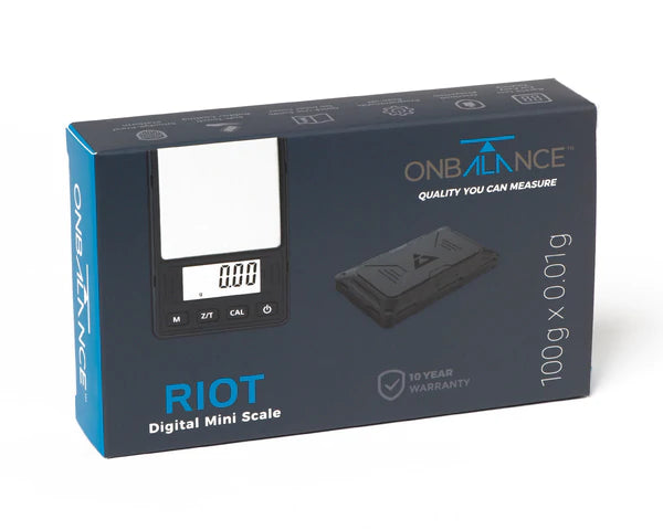 On Balance RIOT - RT-100 - (100 grams x 0.01 grams) Mini scale